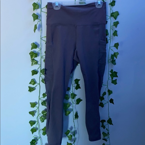 Fabletics Pants - fabletics purple leggings with pockets